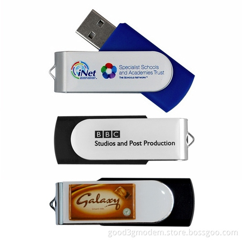 Colorful Swivel USB Flash Drive with Customized Logo